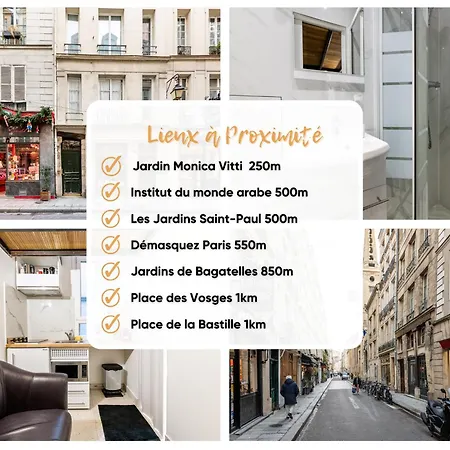 Superbe Studette Au Coeur De L'ile Saint Louis - 1 Personne Paris